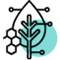 Biotin icon for hair and nail support