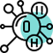 Hyaluronic acid icon for skin hydration support